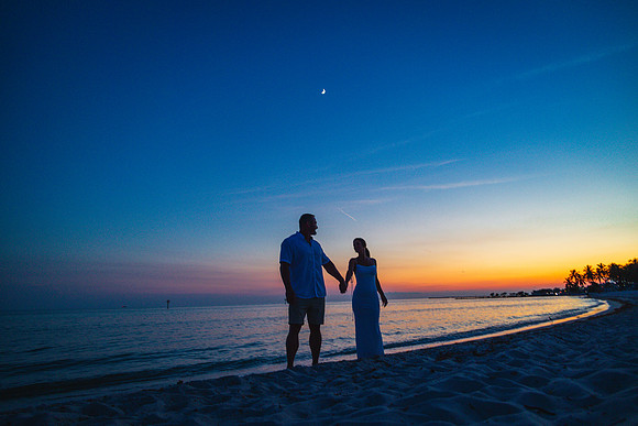 2023-09-19 Sunset Wedding Vow Renewal Smathers Beach, Key West -7973