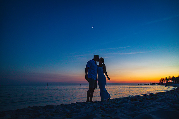 2023-09-19 Sunset Wedding Vow Renewal Smathers Beach, Key West -7984