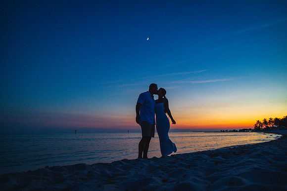2023-09-19 Sunset Wedding Vow Renewal Smathers Beach, Key West -7985