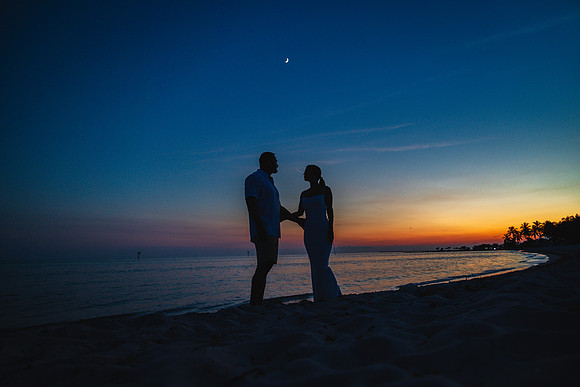 2023-09-19 Sunset Wedding Vow Renewal Smathers Beach, Key West -8001