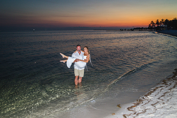 2023-09-19 Sunset Wedding Vow Renewal Smathers Beach, Key West -8019
