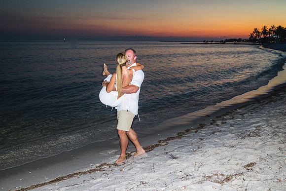 2023-09-19 Sunset Wedding Vow Renewal Smathers Beach, Key West -8028