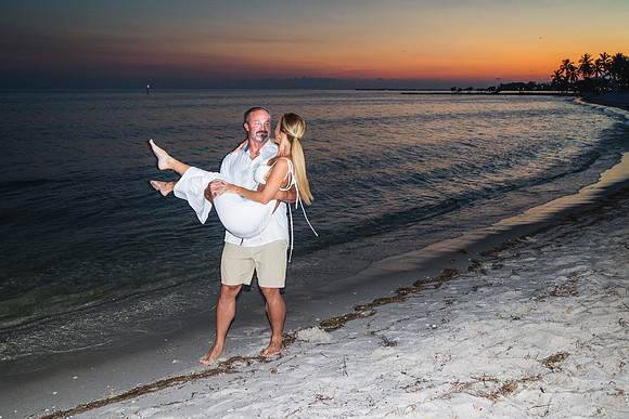 2023-09-19 Sunset Wedding Vow Renewal Smathers Beach, Key West -8029