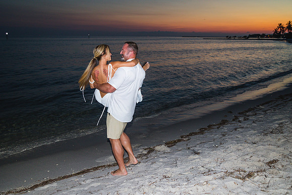 2023-09-19 Sunset Wedding Vow Renewal Smathers Beach, Key West -8031