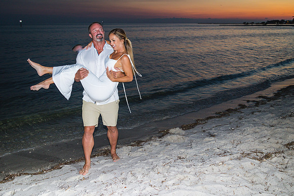 2023-09-19 Sunset Wedding Vow Renewal Smathers Beach, Key West -8036