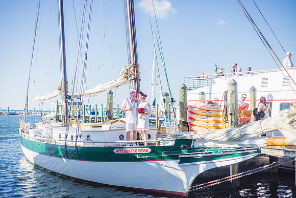 2023-09-14 Higgs Beach  Wedding Ceremony, Private Sunset Sail Apledore Star-7996