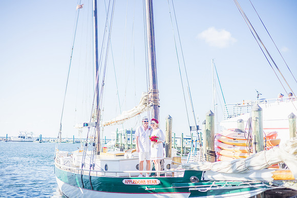2023-09-14 Higgs Beach  Wedding Ceremony, Private Sunset Sail Apledore Star-7990