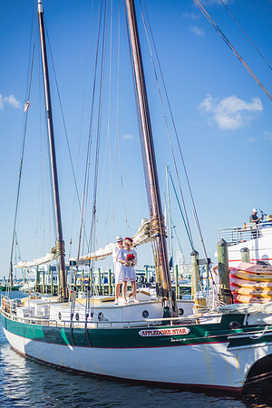 2023-09-14 Higgs Beach  Wedding Ceremony, Private Sunset Sail Apledore Star-8015
