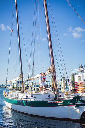 2023-09-14 Higgs Beach  Wedding Ceremony, Private Sunset Sail Apledore Star-8020