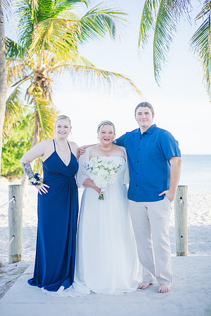 2023-10-23 Tracy and Scott Wedding at Smathers Beach, Key West -9046