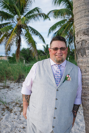 2023-11-24 Sherry and Rod Sunset Wedding At Smathers Beach_-8