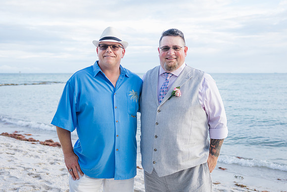 2023-11-24 Sherry and Rod Sunset Wedding At Smathers Beach_-15