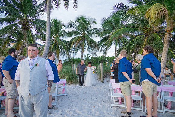 2023-11-24 Sherry and Rod Sunset Wedding At Smathers Beach_-18