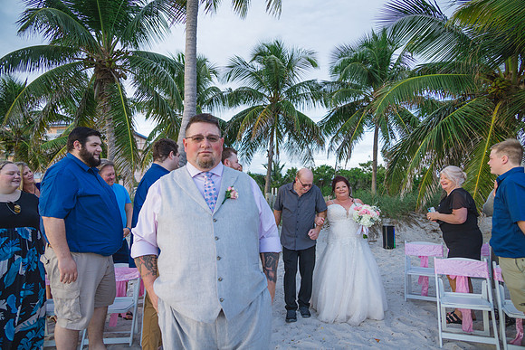 2023-11-24 Sherry and Rod Sunset Wedding At Smathers Beach_-23