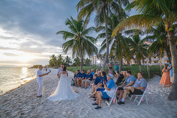 2023-11-24 Sherry and Rod Sunset Wedding At Smathers Beach_-35