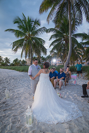 2023-11-24 Sherry and Rod Sunset Wedding At Smathers Beach_-38