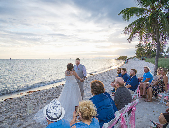 2023-11-24 Sherry and Rod Sunset Wedding At Smathers Beach_-39