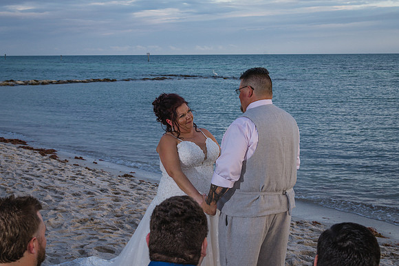 2023-11-24 Sherry and Rod Sunset Wedding At Smathers Beach_-42