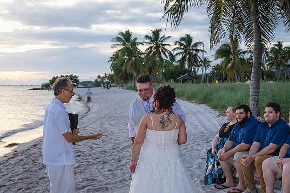 2023-11-24 Sherry and Rod Sunset Wedding At Smathers Beach_-48