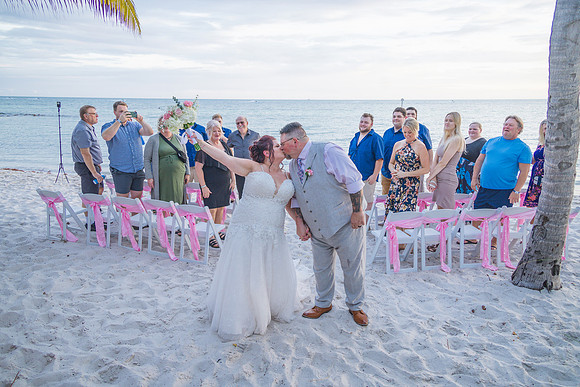 2023-11-24 Sherry and Rod Sunset Wedding At Smathers Beach_-73