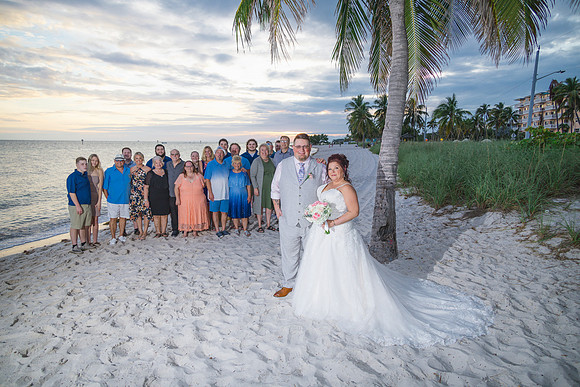 2023-11-24 Sherry and Rod Sunset Wedding At Smathers Beach_-74