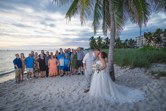 2023-11-24 Sherry and Rod Sunset Wedding At Smathers Beach_-78