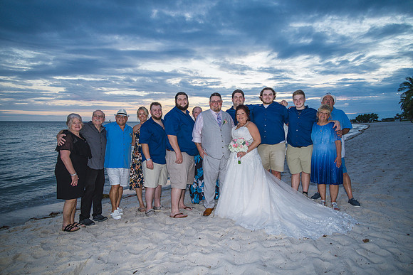 2023-11-24 Sherry and Rod Sunset Wedding At Smathers Beach_-90