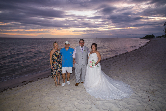 2023-11-24 Sherry and Rod Sunset Wedding At Smathers Beach_-106