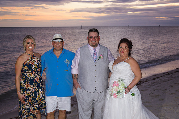 2023-11-24 Sherry and Rod Sunset Wedding At Smathers Beach_-107