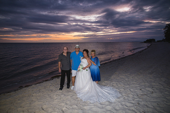2023-11-24 Sherry and Rod Sunset Wedding At Smathers Beach_-110