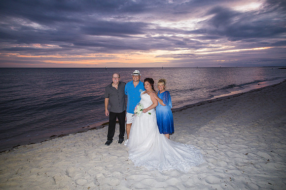 2023-11-24 Sherry and Rod Sunset Wedding At Smathers Beach_-111