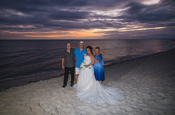 2023-11-24 Sherry and Rod Sunset Wedding At Smathers Beach_-112