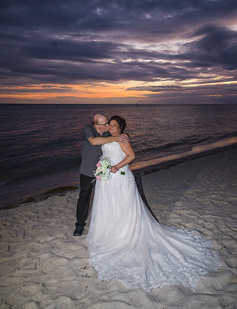 2023-11-24 Sherry and Rod Sunset Wedding At Smathers Beach_-113