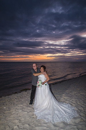 2023-11-24 Sherry and Rod Sunset Wedding At Smathers Beach_-116