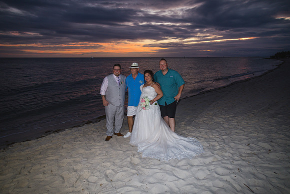 2023-11-24 Sherry and Rod Sunset Wedding At Smathers Beach_-118