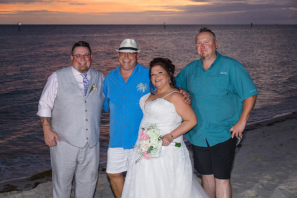 2023-11-24 Sherry and Rod Sunset Wedding At Smathers Beach_-119