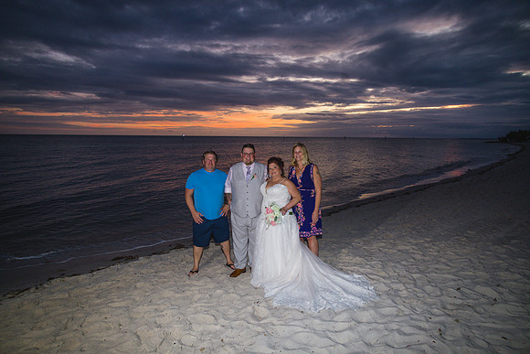 2023-11-24 Sherry and Rod Sunset Wedding At Smathers Beach_-122
