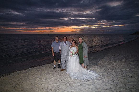 2023-11-24 Sherry and Rod Sunset Wedding At Smathers Beach_-124