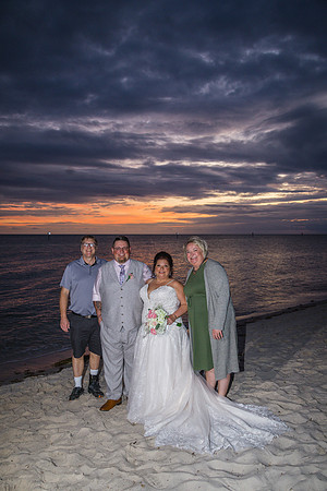 2023-11-24 Sherry and Rod Sunset Wedding At Smathers Beach_-126