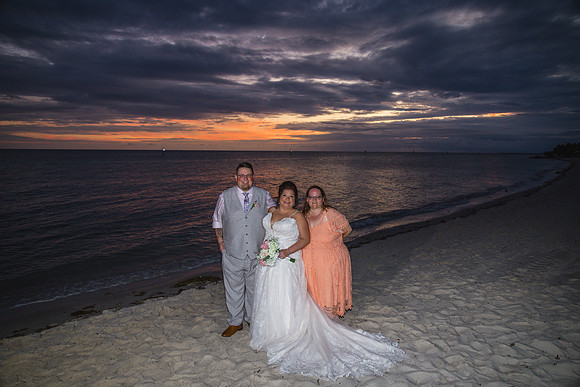 2023-11-24 Sherry and Rod Sunset Wedding At Smathers Beach_-127
