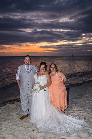 2023-11-24 Sherry and Rod Sunset Wedding At Smathers Beach_-129