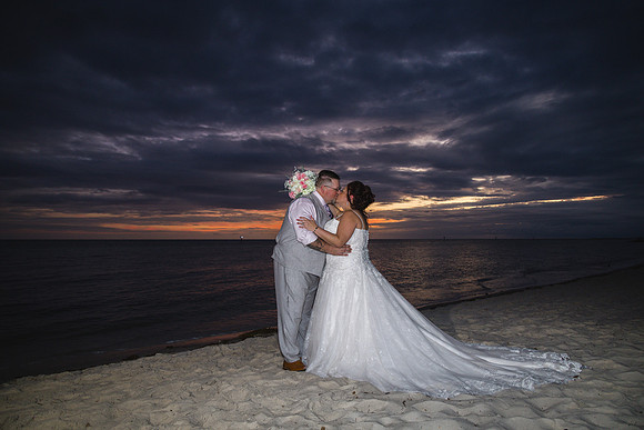 2023-11-24 Sherry and Rod Sunset Wedding At Smathers Beach_-132