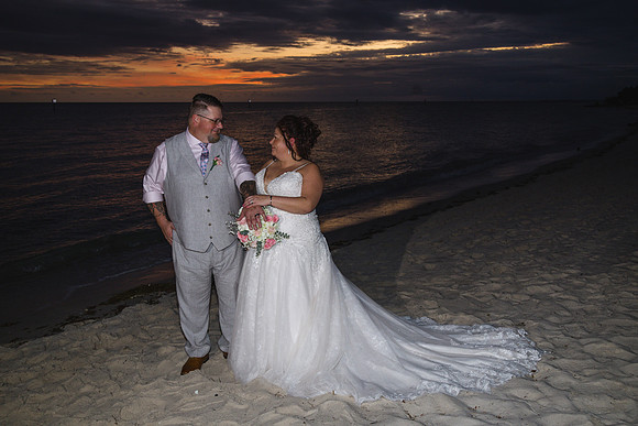 2023-11-24 Sherry and Rod Sunset Wedding At Smathers Beach_-137