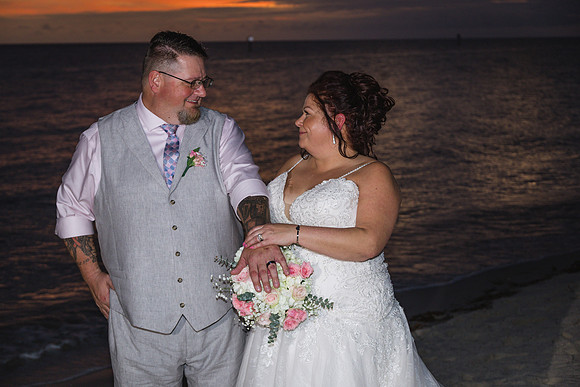2023-11-24 Sherry and Rod Sunset Wedding At Smathers Beach_-138