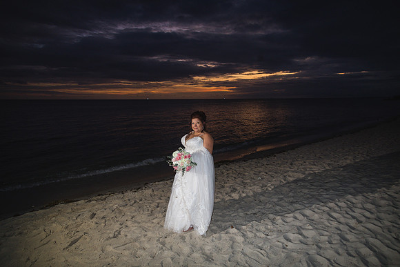 2023-11-24 Sherry and Rod Sunset Wedding At Smathers Beach_-145