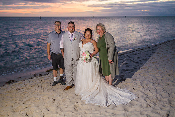 2023-11-24 Sherry and Rod Sunset Wedding At Smathers Beach-51