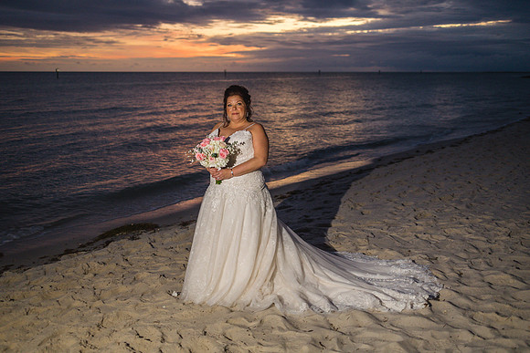 2023-11-24 Sherry and Rod Sunset Wedding At Smathers Beach-60