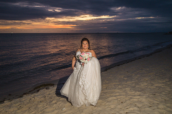 2023-11-24 Sherry and Rod Sunset Wedding At Smathers Beach-62