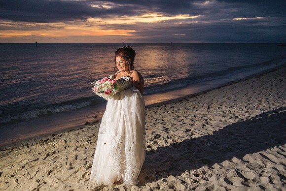2023-11-24 Sherry and Rod Sunset Wedding At Smathers Beach-64