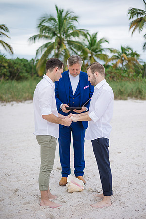 2023-12-30 Daniel  and Braiden Wedding At Smathers Beach_-25